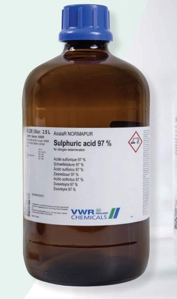 Axit Sulfuric H2SO4 95-97.%, Code 20700.298 CAS 7664-93-9 Prolabo VWR, – Công ty TNHH Hóa Dược F.D&C