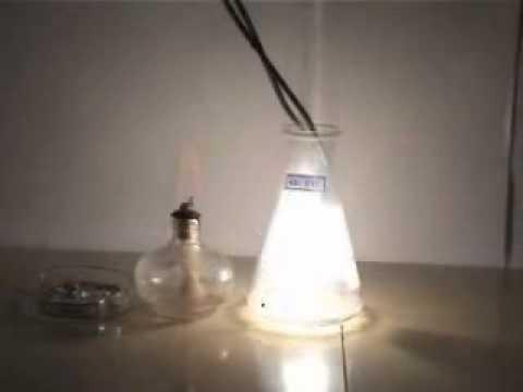 Magie cháy trong khí CO2 : Mg + CO2 - YouTube